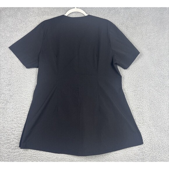 Noel Asmar Activewear Ellis Tunic Relaxed Fit Pockets Women Size L Spa Uniform - Picture 2 of 7
